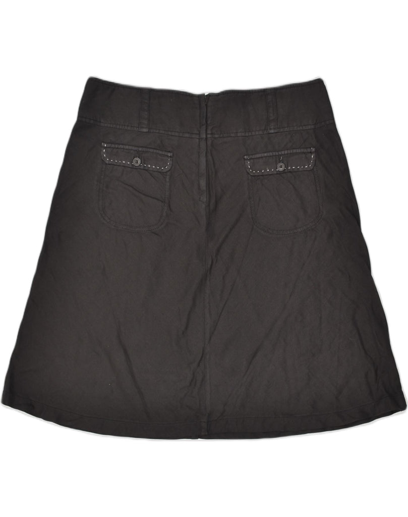 MARLBORO CLASSICS Womens A-Line Skirt EU 44 XL W36 Black Linen | Vintage Marlboro Classics | Thrift | Second-Hand Marlboro Classics | Used Clothing | Messina Hembry 