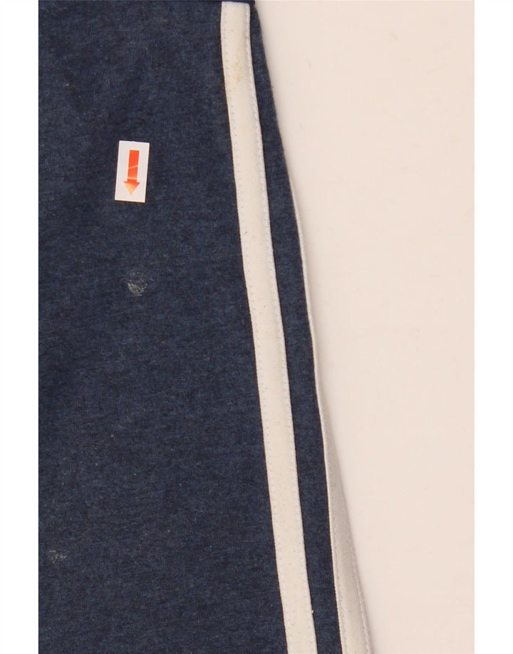 Adidas Womens Leggings UK 12/14 Medium Navy Blue Cotton