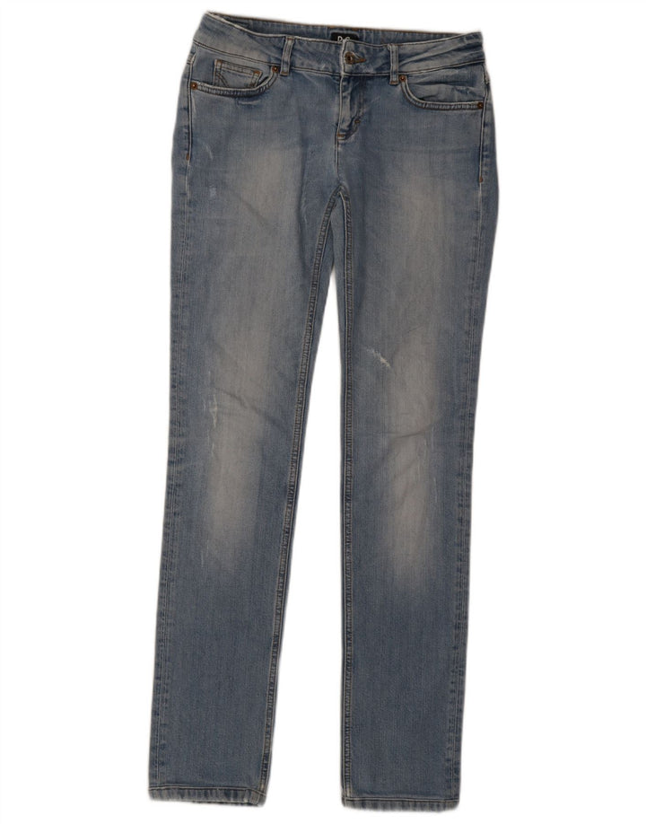 Dolce & Gabbana Womens Distressed Slim Jeans W29 L32 Blue Cotton