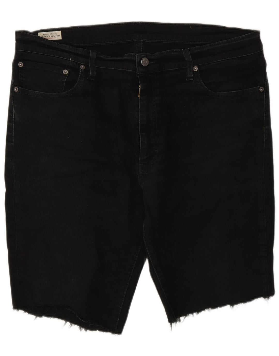 Levi's Mens 511 Denim Shorts W38 XL Black Cotton