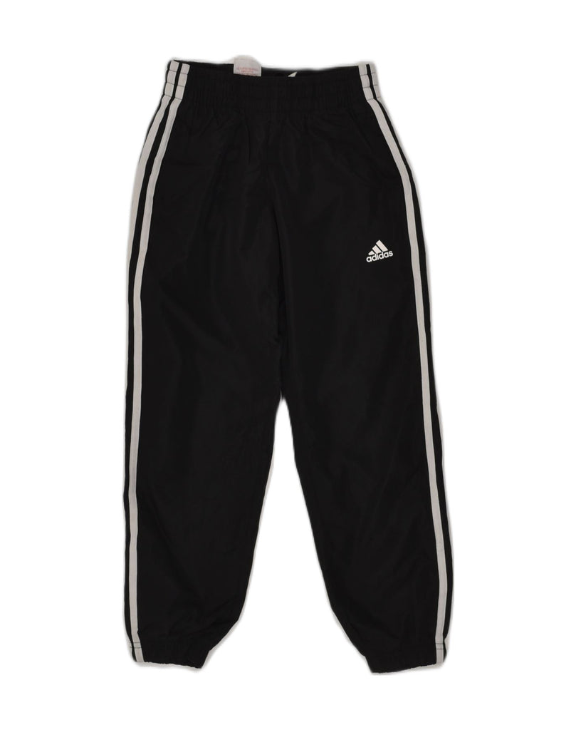 ADIDAS Boys Tracksuit Trousers Joggers 7-8 Years Black Polyester | Vintage Adidas | Thrift | Second-Hand Adidas | Used Clothing | Messina Hembry 