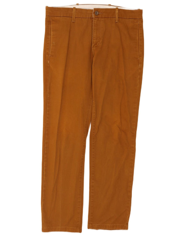 Levi's Mens Straight Chino Trousers W30 L30 Brown Cotton