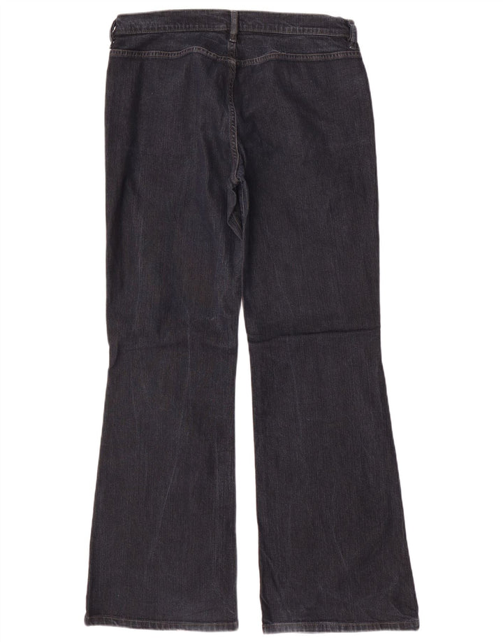 Diesel Womens Flared Jeans W34 L32 Navy Blue Cotton