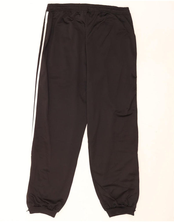 Adidas Mens Tracksuit Trousers Joggers Large Black Polyester