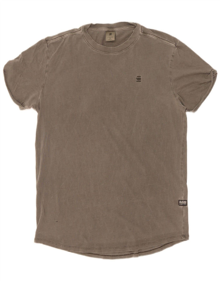 G-Star Mens T-Shirt Top Medium Grey