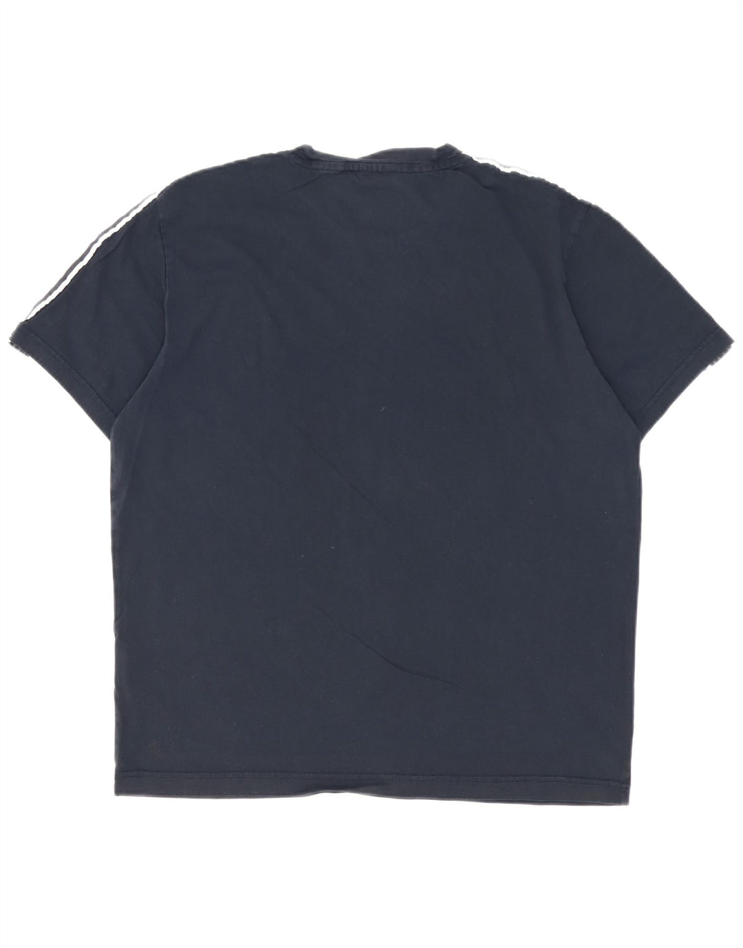 Champion Mens Graphic T-Shirt Top Large Navy Blue Cotton