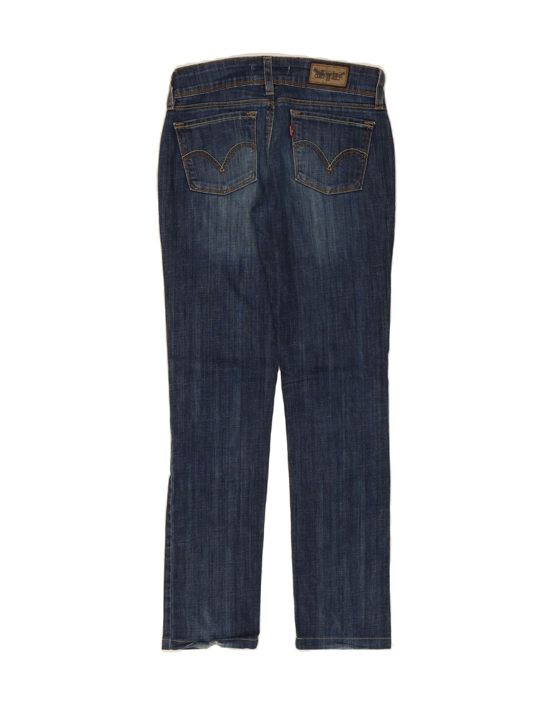 LEVI'S Womens 571 Slim Jeans W28 L29 Navy Blue Cotton Vintage Levi's and Second-Hand Levi's from Messina Hembry 