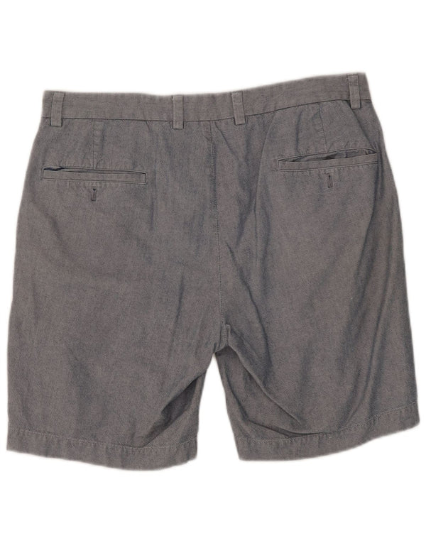 Brooks Brothers Mens Chino Shorts W34 Large Blue Cotton