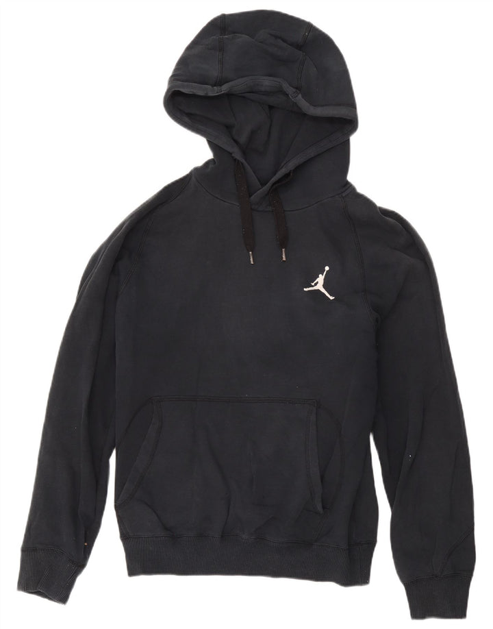 Jordan Mens Hoodie Jumper Small Navy Blue Cotton