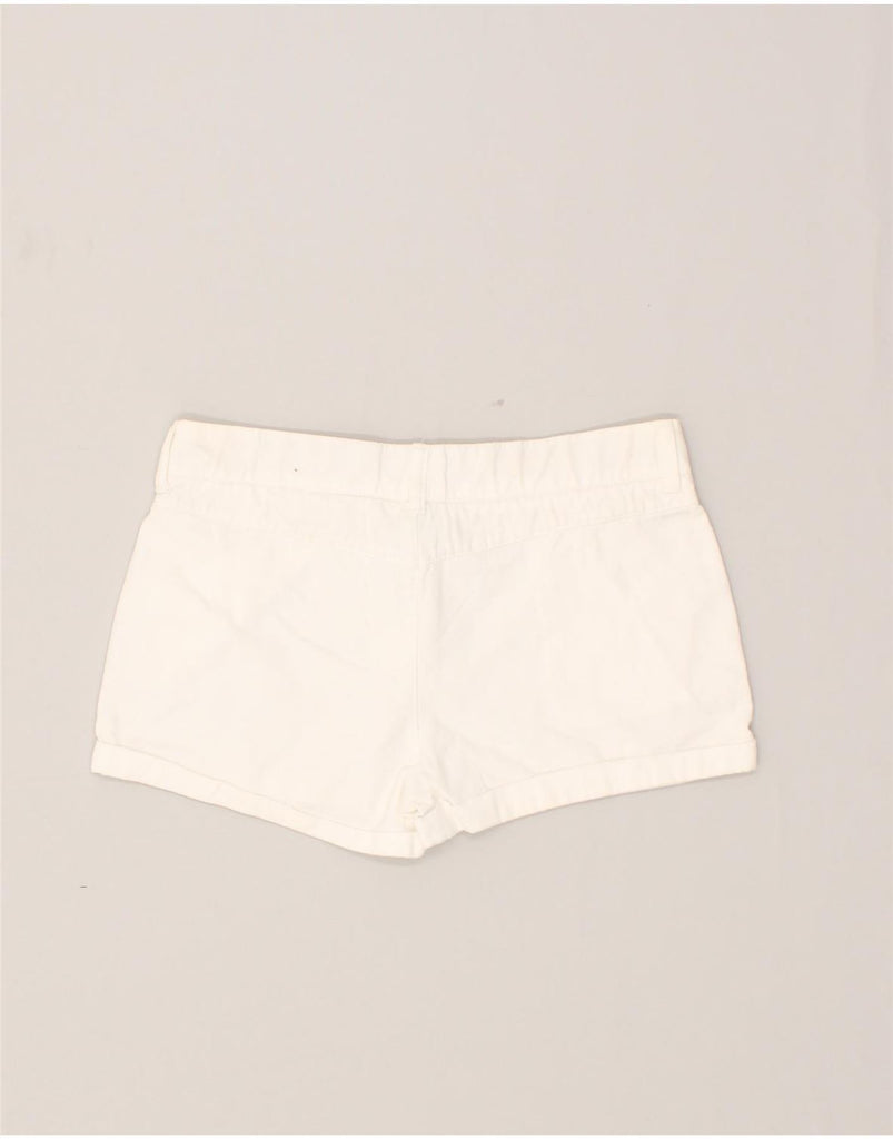 BENETTON Girls Hot Pants 15-16 Years W28  Off White Cotton | Vintage Benetton | Thrift | Second-Hand Benetton | Used Clothing | Messina Hembry 