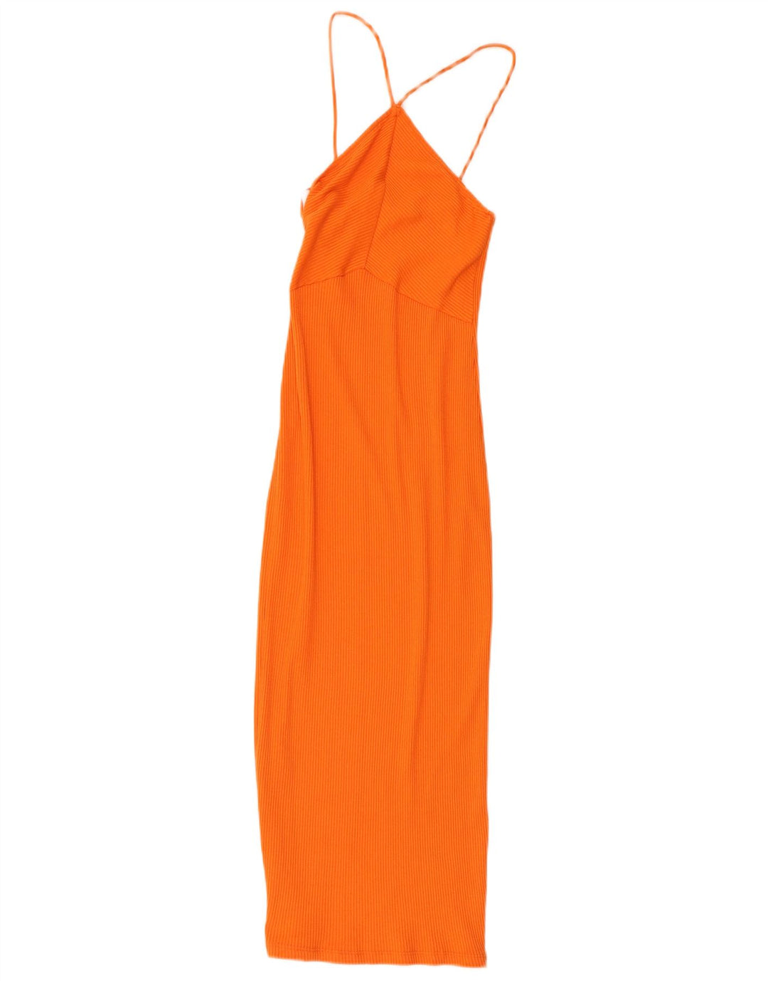 Zara Womens Bodycon Dress UK 10 Small Orange