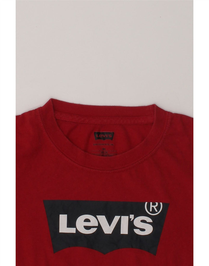 LEVI'S Boys Graphic T-Shirt Top 7-8 Years Red Cotton | Vintage Levi's | Thrift | Second-Hand Levi's | Used Clothing | Messina Hembry 