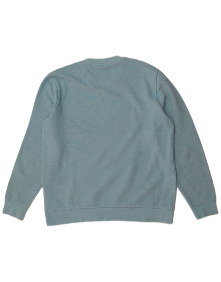 Crew Clothing Mens Sweatshirt Jumper Medium Blue Cotton