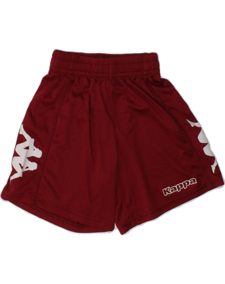 KAPPA Boys Graphic Sport Shorts 7-8 Years Red Polyester | Vintage Kappa | Thrift | Second-Hand Kappa | Used Clothing | Messina Hembry 