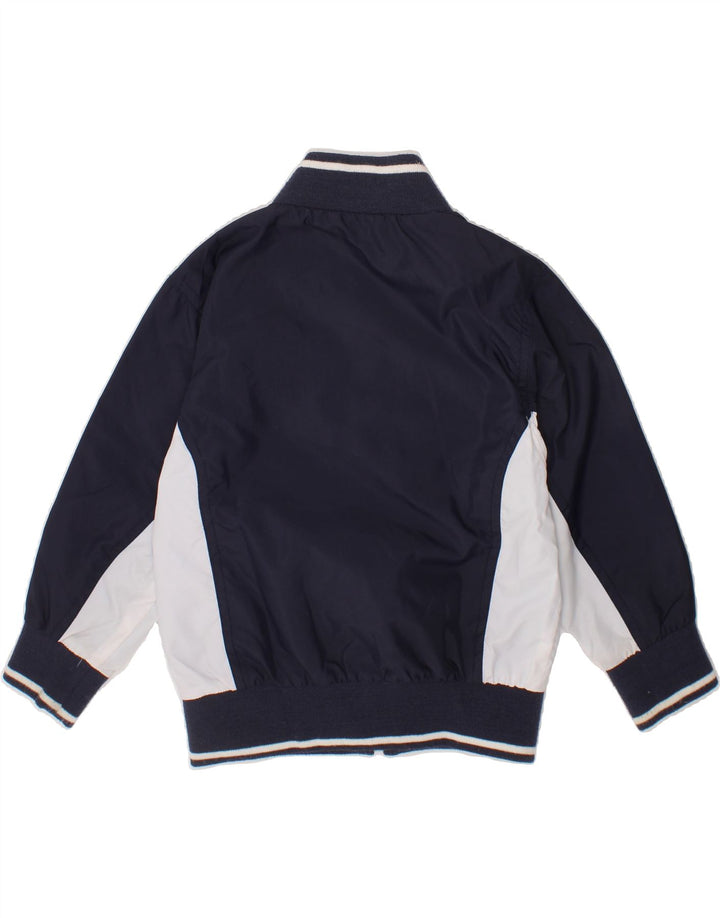 BIKKEMBERGS Baby Boys Bomber Jacket 12-18 Months Navy Blue Colourblock Vintage Bikkembergs and Second-Hand Bikkembergs from Messina Hembry 