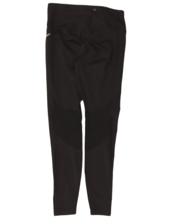 Nike Womens Dri Fit Leggings UK 12 Medium Black Polyester