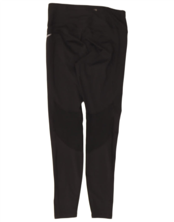 Nike Womens Dri Fit Leggings UK 12 Medium Black Polyester