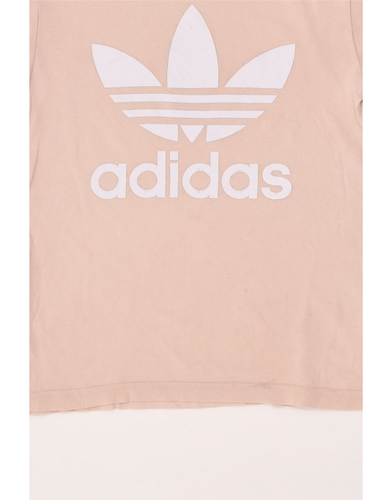 ADIDAS Girls Graphic T-Shirt Top 9-10 Years Pink | Vintage Adidas | Thrift | Second-Hand Adidas | Used Clothing | Messina Hembry 