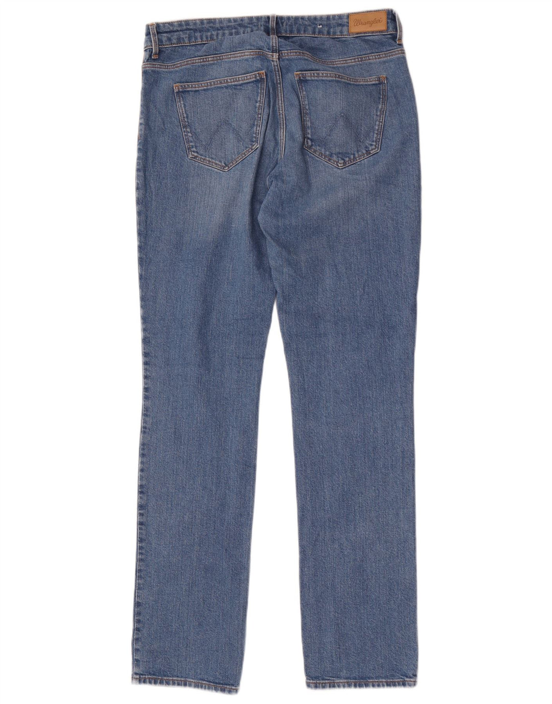 Wrangler Womens Straight Jeans W30 L32 Blue Cotton
