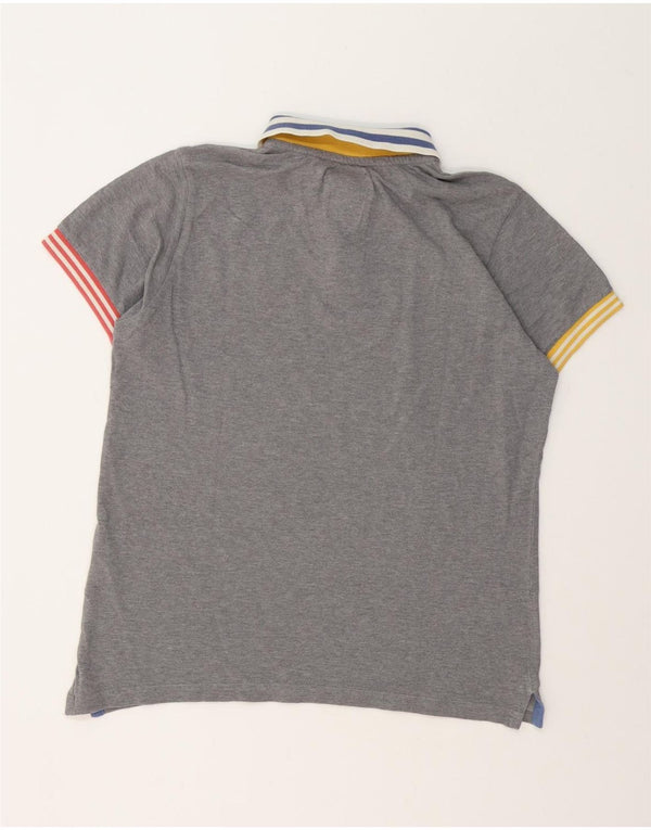 North Sails Mens Rugby Polo Shirt Small Grey Cotton