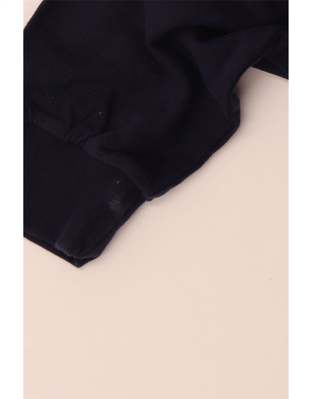 SUPERDRY Womens Oversized Crop Rugby Polo Shirt UK 12 Medium  Navy Blue