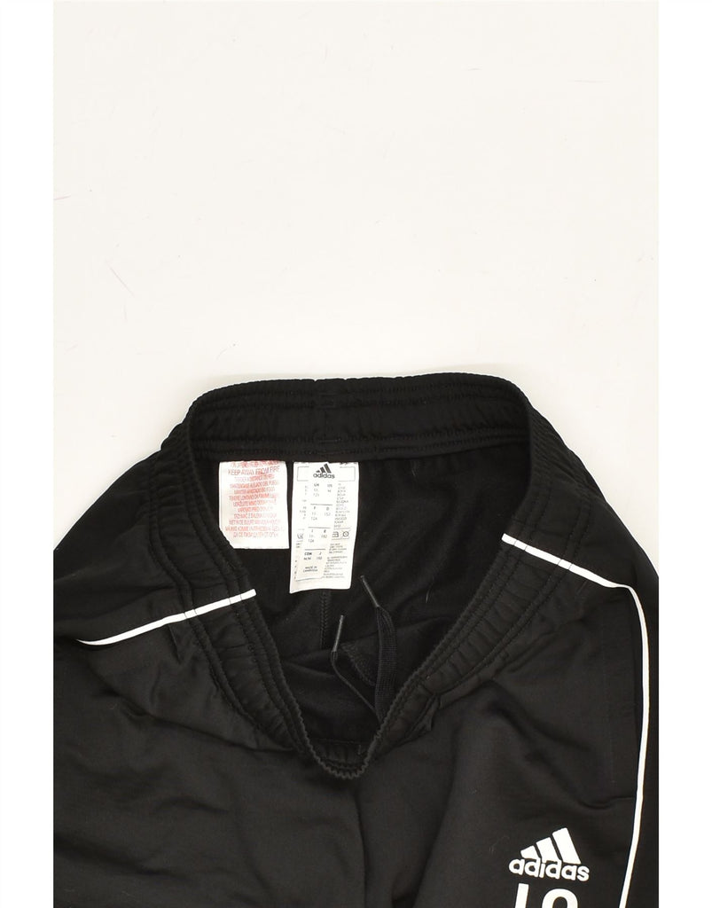 ADIDAS Boys Tracksuit Trousers Joggers 11-12 Years Black Polyester | Vintage Adidas | Thrift | Second-Hand Adidas | Used Clothing | Messina Hembry 