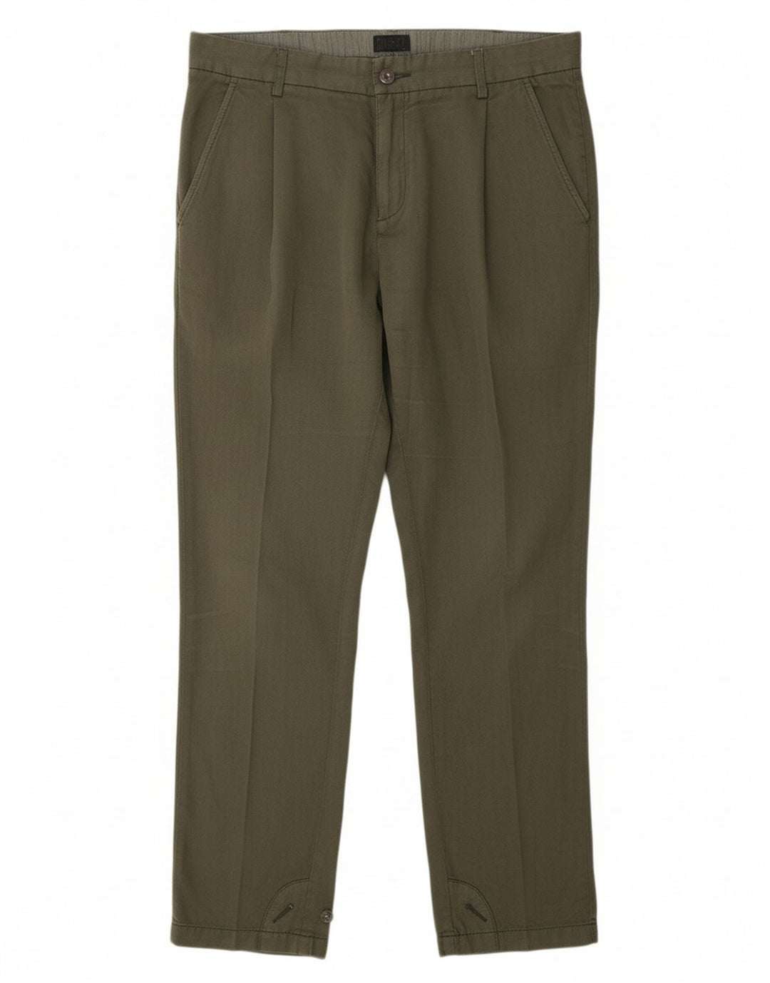 DIESEL Womens Pegged Chino Trousers W30 L29 Green Cotton