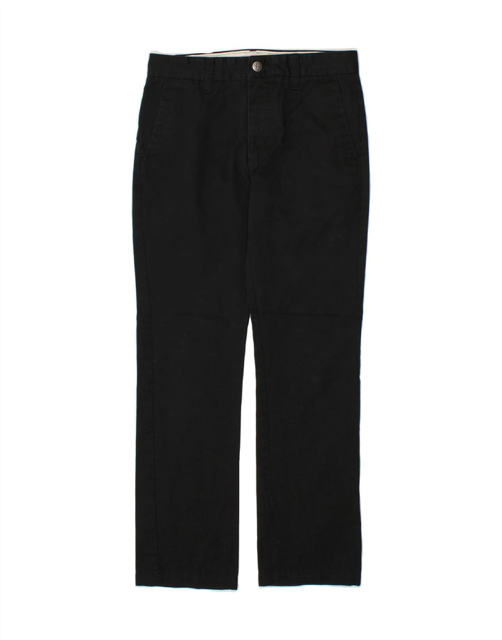 VOLCOM Girls Chino Trousers 15-16 Years W28 L28 Black Polyester Vintage Volcom and Second-Hand Volcom from Messina Hembry 