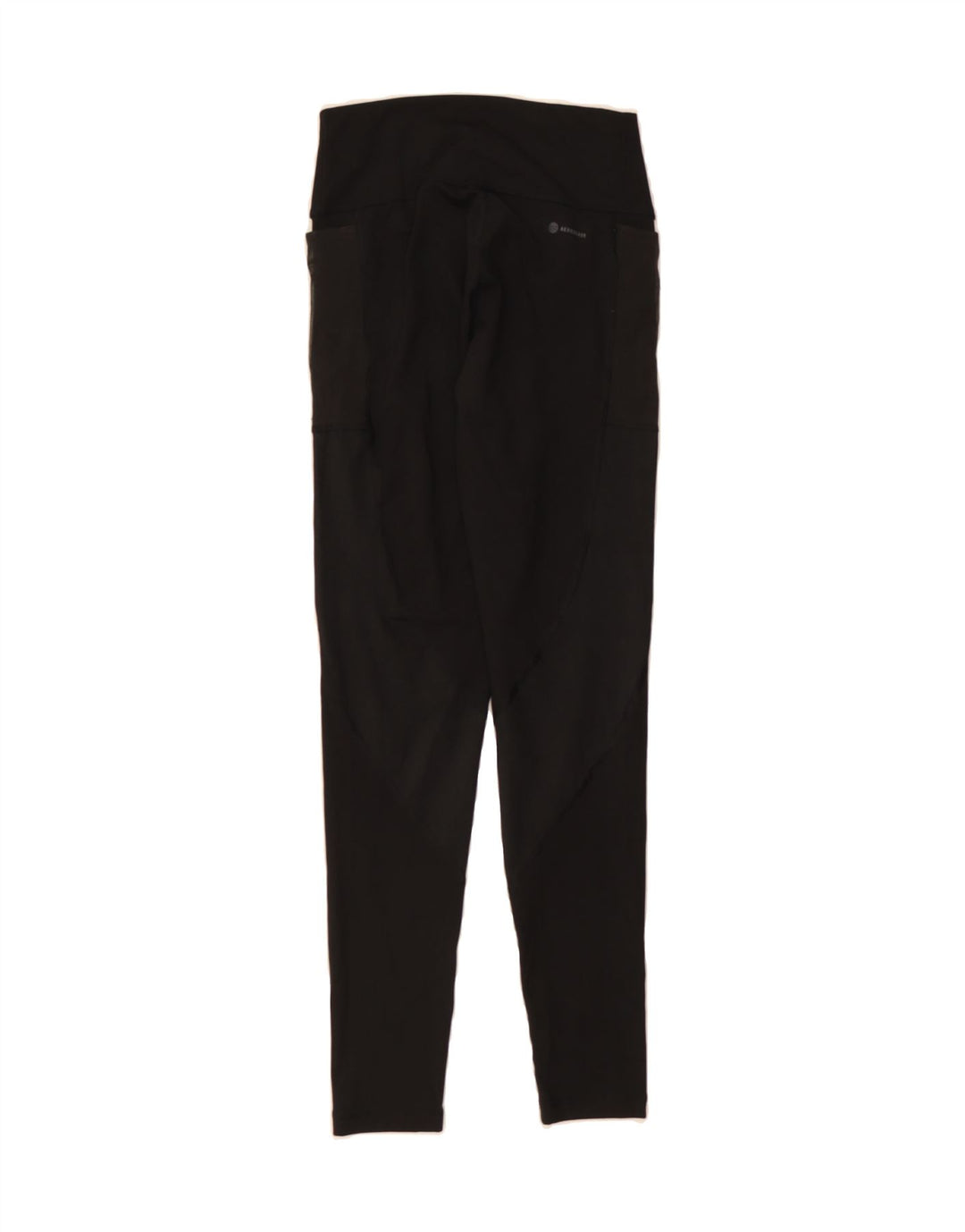 ADIDAS Womens Tight Fit Leggings UK 8/10 Small  Black Polyester Vintage Adidas and Second-Hand Adidas from Messina Hembry 