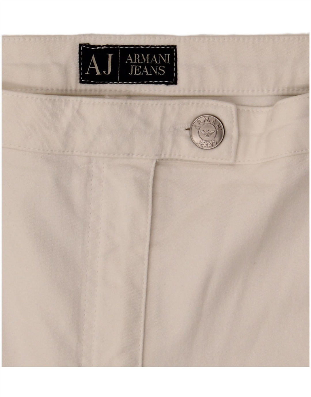 Armani Jeans Womens Bootcut Jeans IT 48 XL W32 L32 White Cotton