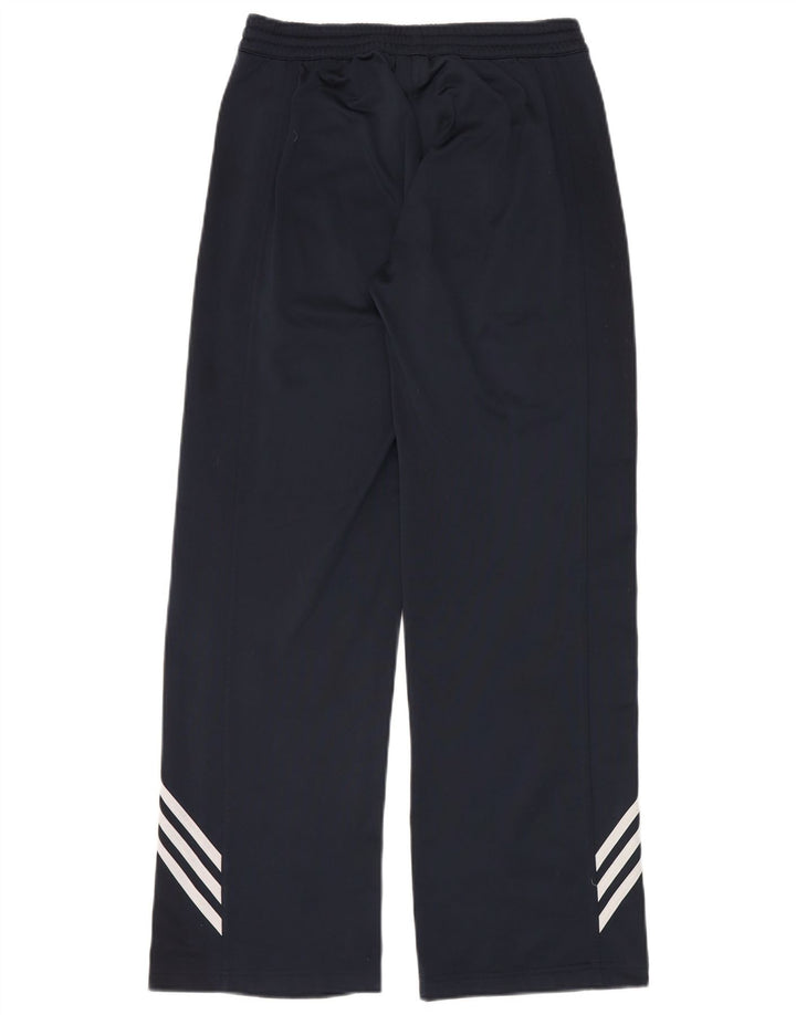 Adidas Womens Tracksuit Trousers UK 14 Medium Navy Blue Polyester