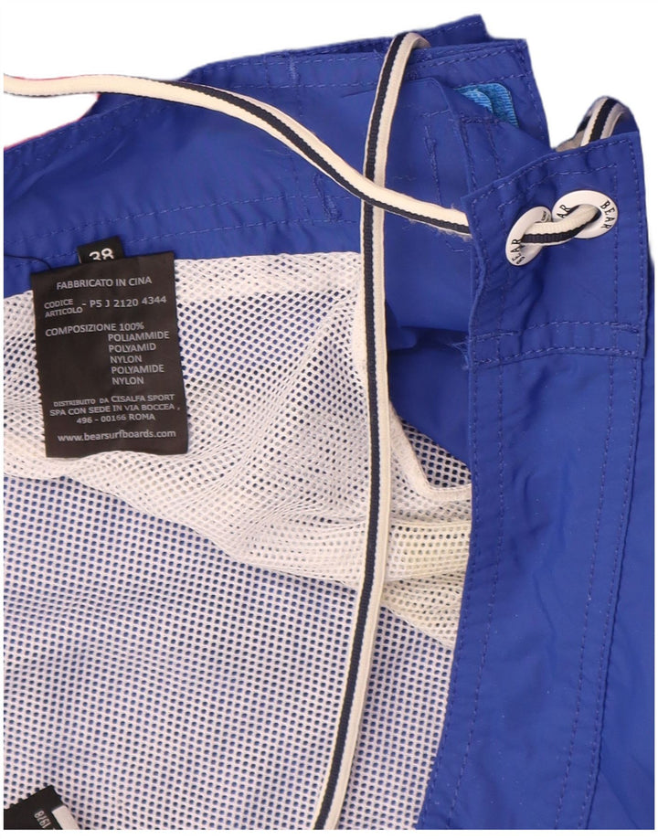 Bear Mens Swimming Shorts XL  Blue Polyamide