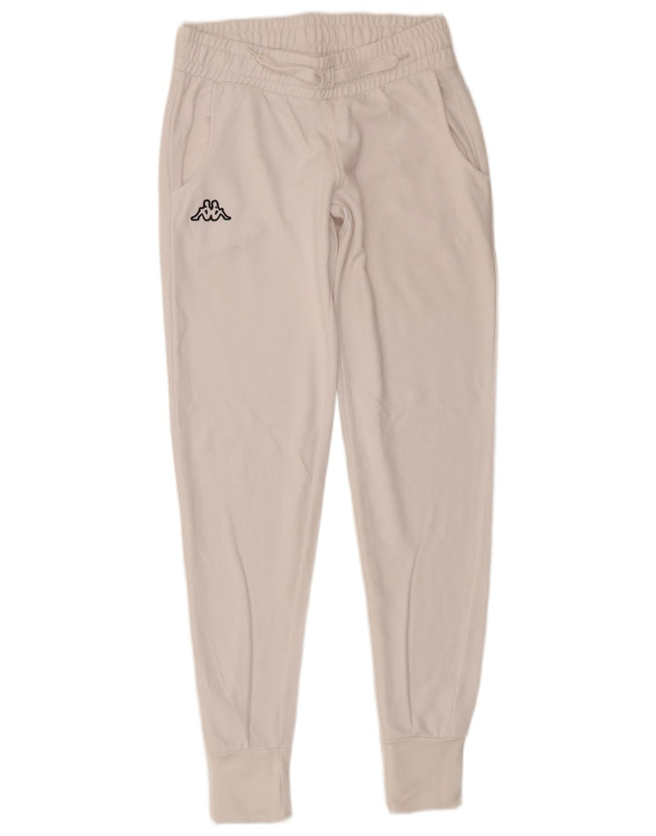 Kappa Womens Tracksuit Trousers Joggers UK 10 Small White