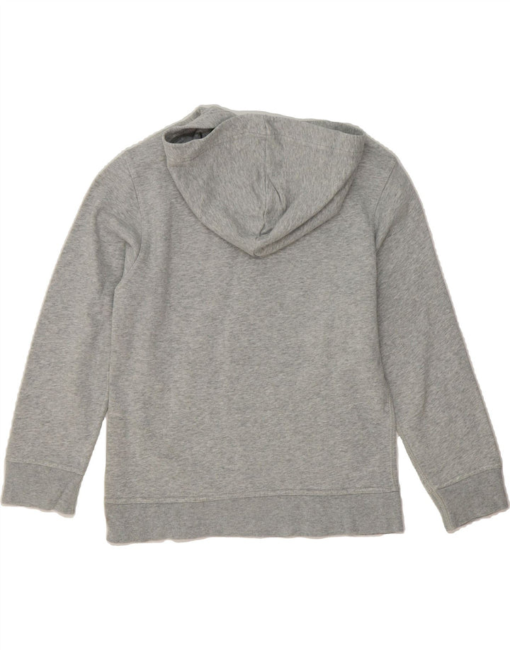 GAP Boys Graphic Hoodie Jumper 9-10 Years Large Grey Cotton Vintage Gap and Second-Hand Gap from Messina Hembry 