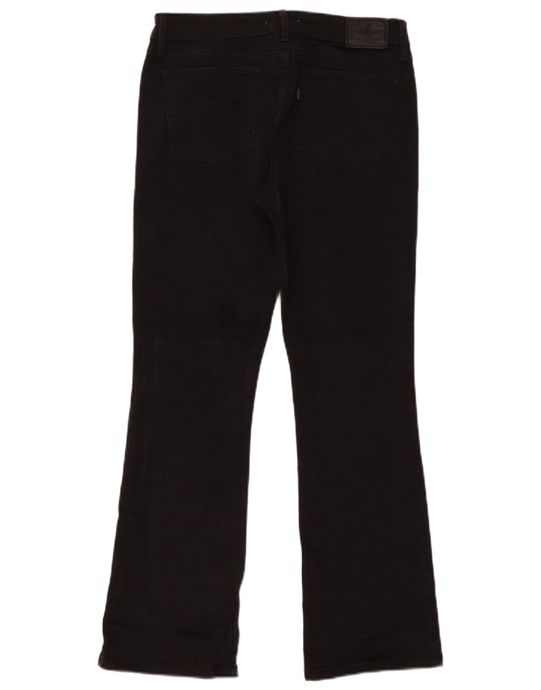 Levi's Womens 715 Bootcut Jeans W29 L29 Black Cotton