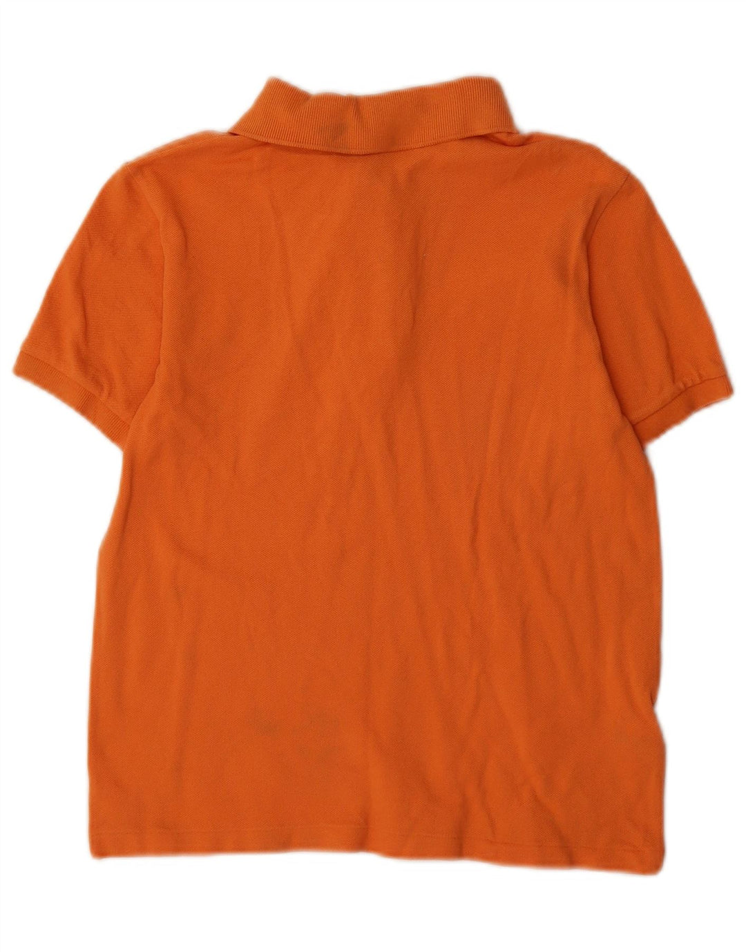 Lacoste Boys Polo Shirt 13-14 Years Orange Cotton