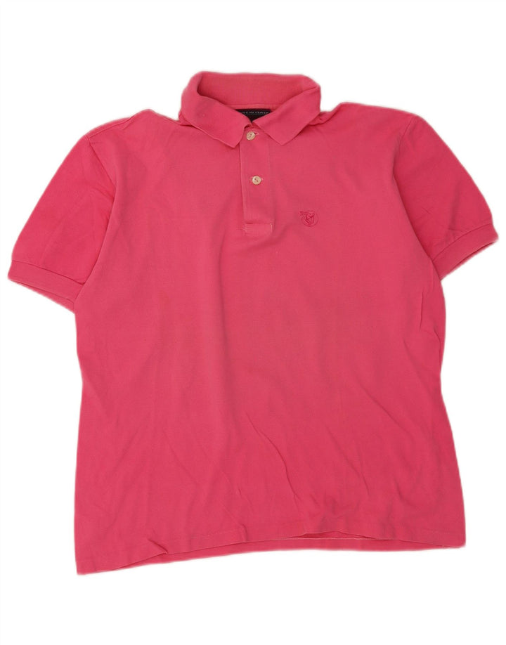 Gymnasium Mens Polo Shirt Medium Pink