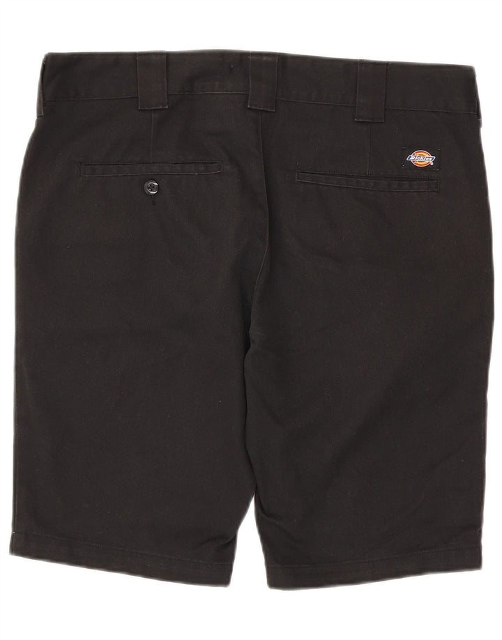 Dickies Mens Slim Fit Chino Shorts W33 Large  Black Polyester