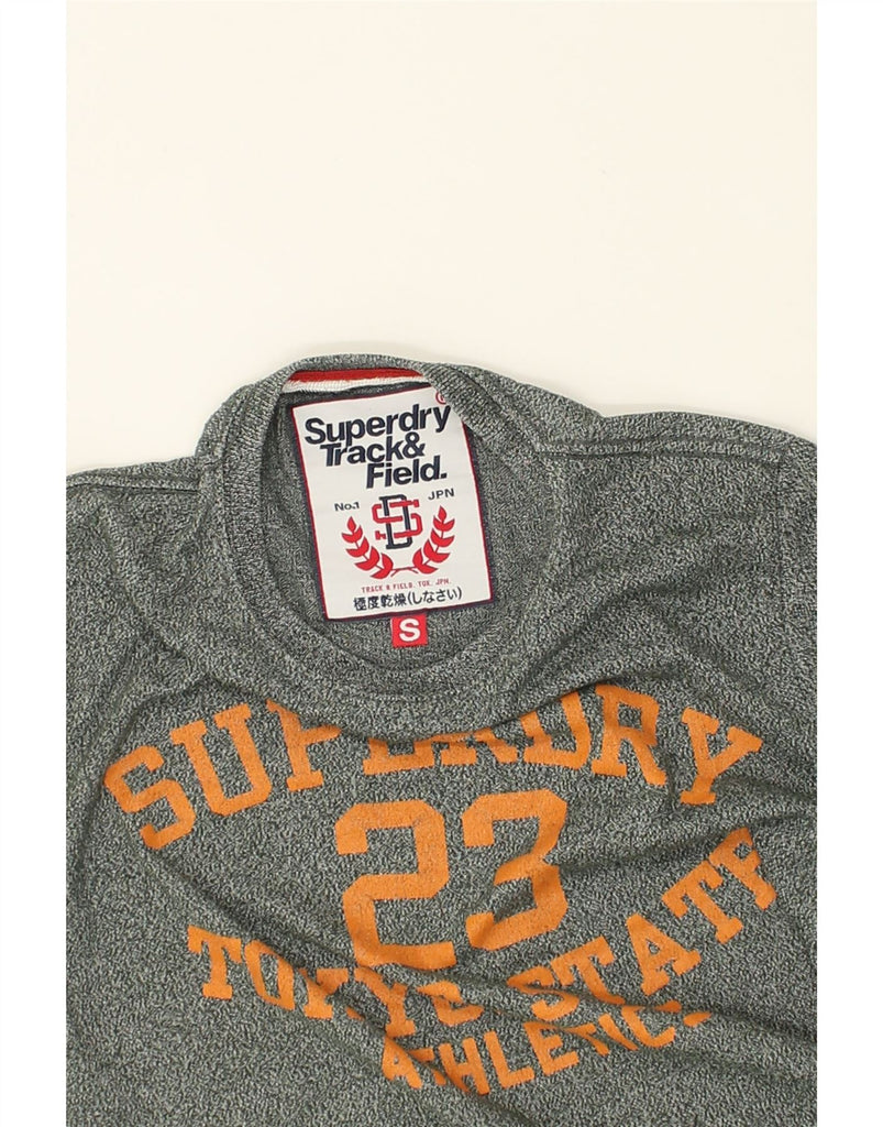 SUPERDRY Mens Graphic T-Shirt Top Small Grey Cotton | Vintage Superdry | Thrift | Second-Hand Superdry | Used Clothing | Messina Hembry 