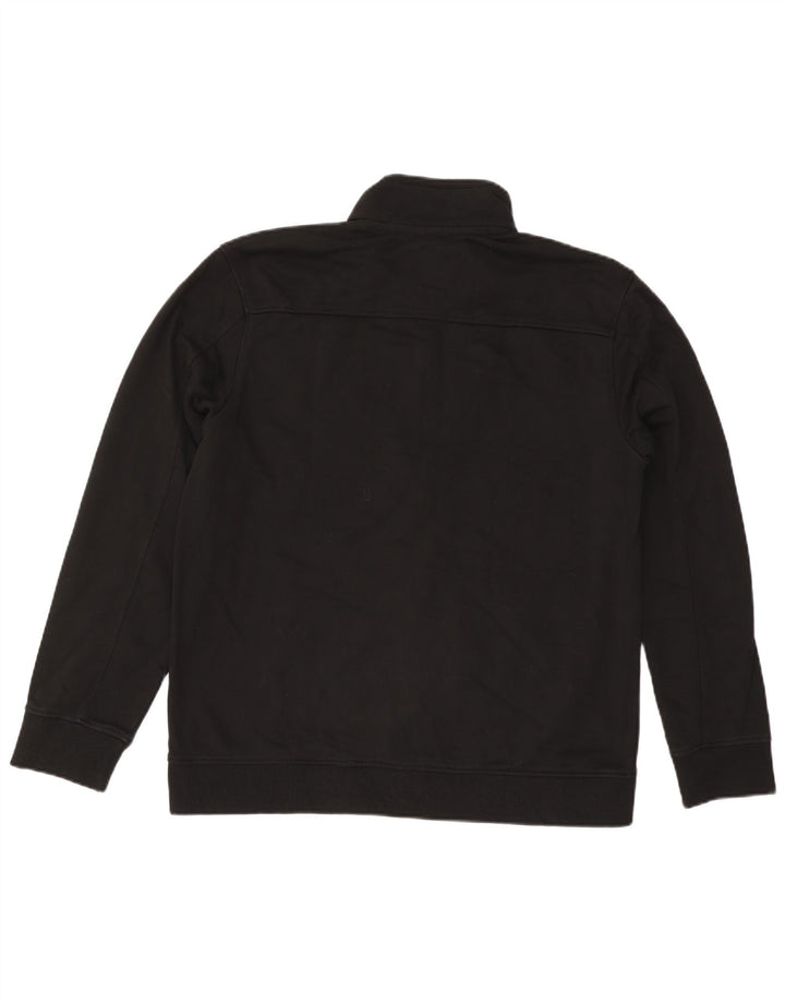 S.OLIVER Mens Graphic Tracksuit Top Jacket XL Black