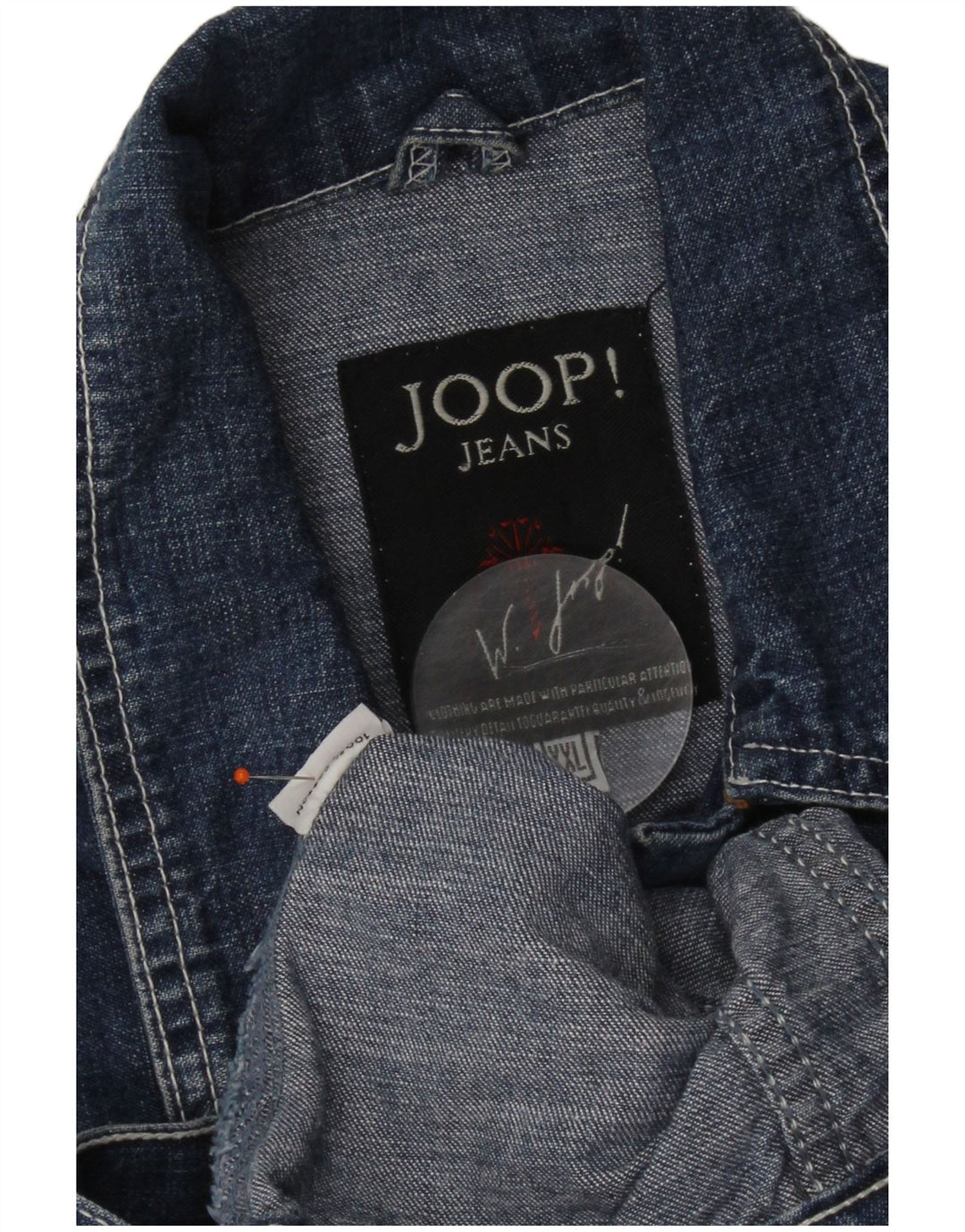 JOOP Womens Denim Gilet UK 20 2XL Blue Cotton
