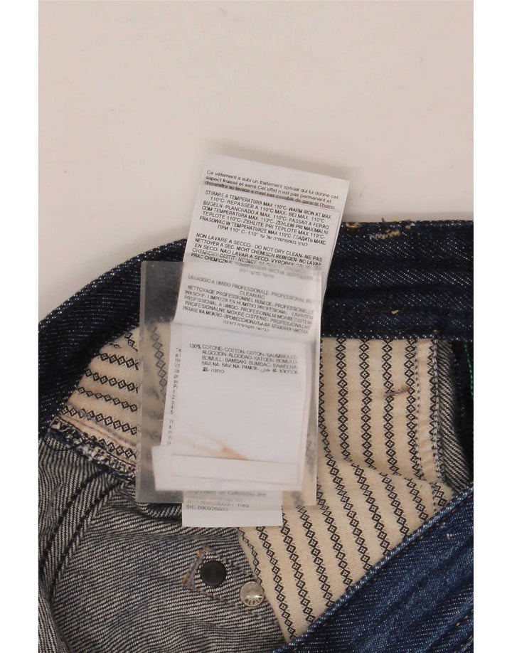 Replay Mens Rob Straight Jeans W29 L30 Blue Cotton