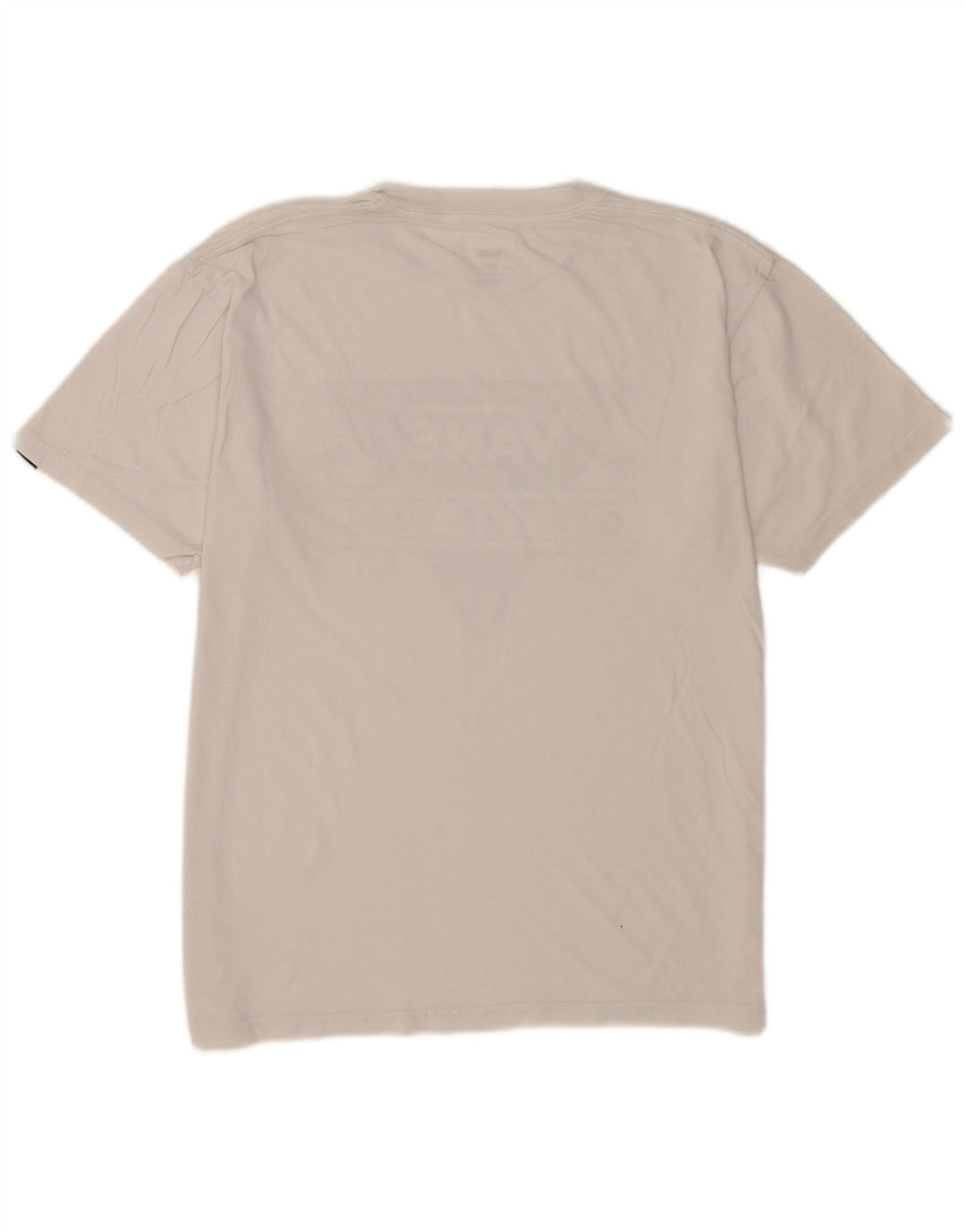 Vans Mens Classic Fit Graphic T-Shirt Top Medium White Cotton
