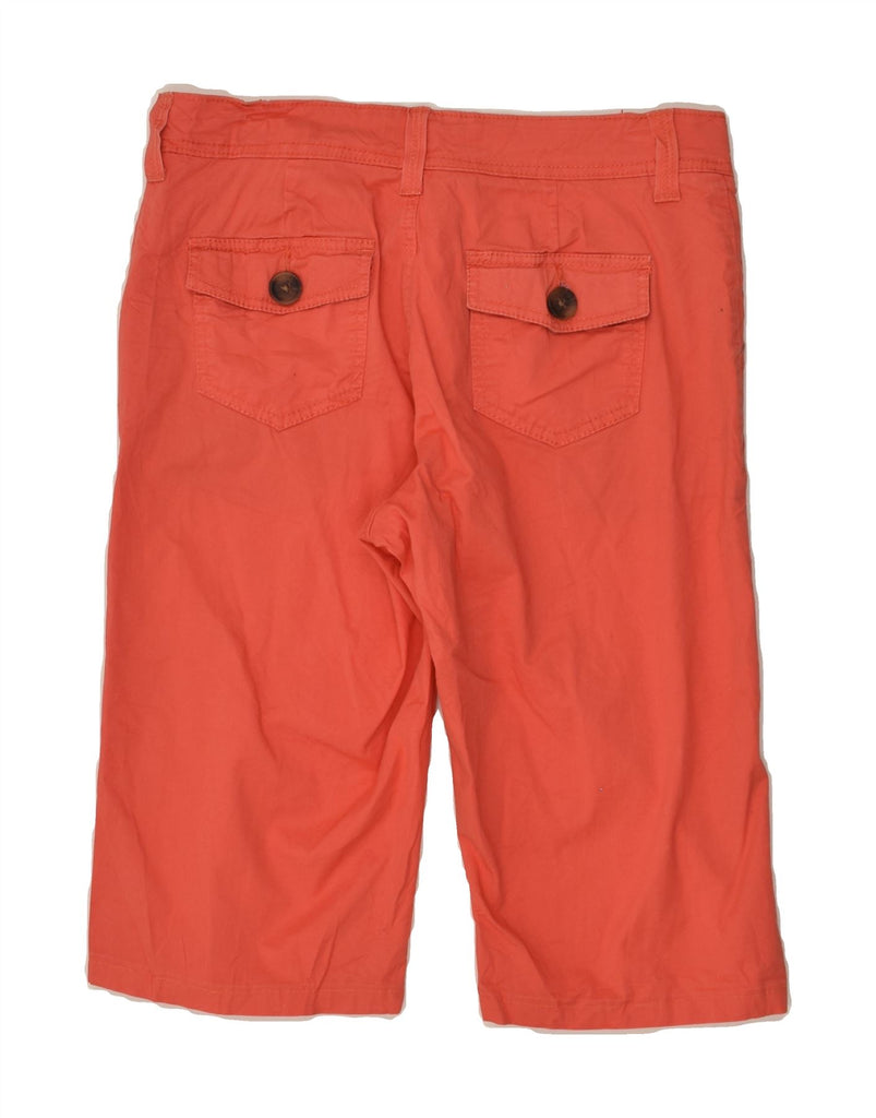 LEE Womens Bermuda Shorts US 8 Medium W30 Orange Cotton | Vintage Lee | Thrift | Second-Hand Lee | Used Clothing | Messina Hembry 