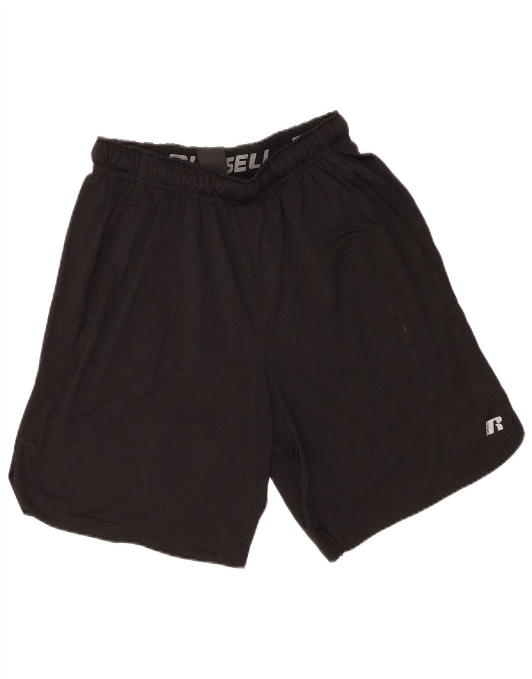 Russell Athletic Mens Sport Shorts Small  Black Polyester