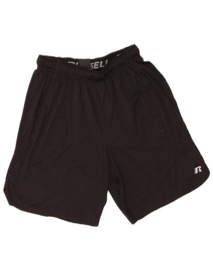 Russell Athletic Mens Sport Shorts Small  Black Polyester