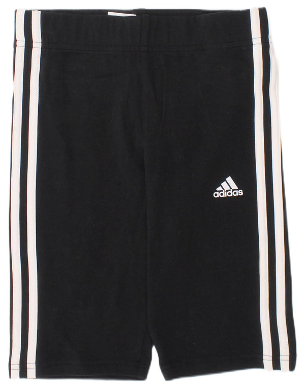 Adidas Girls Sport Shorts 11-12 Years Black Cotton