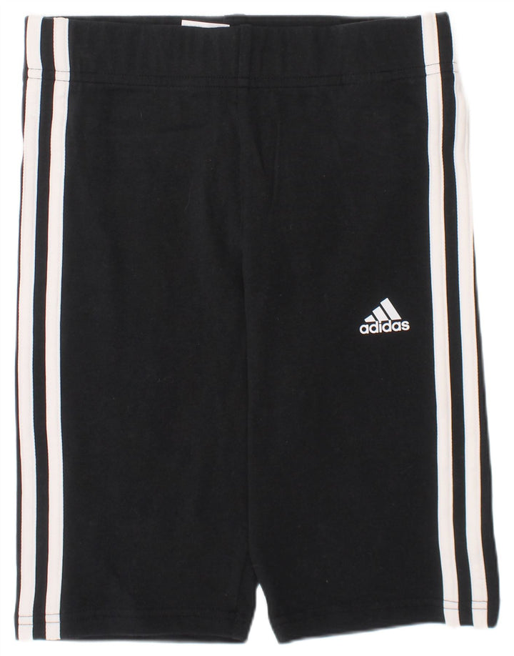 Adidas Girls Sport Shorts 11-12 Years Black Cotton