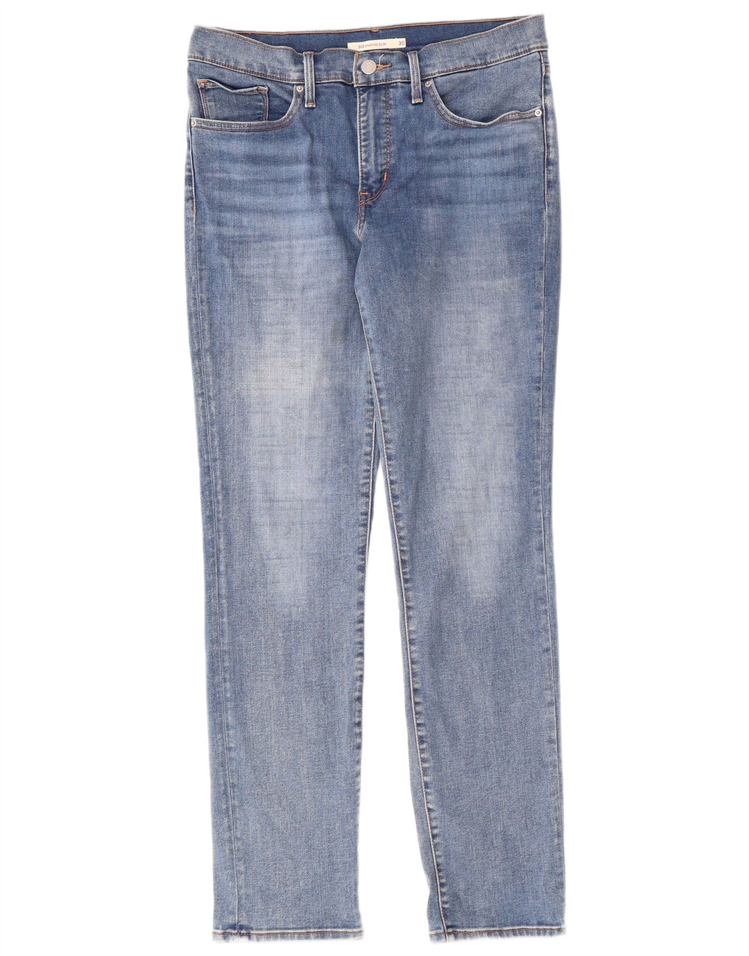 LEVI'S Womens 312 Shaping Slim Jeans W30 L30 Blue Cotton