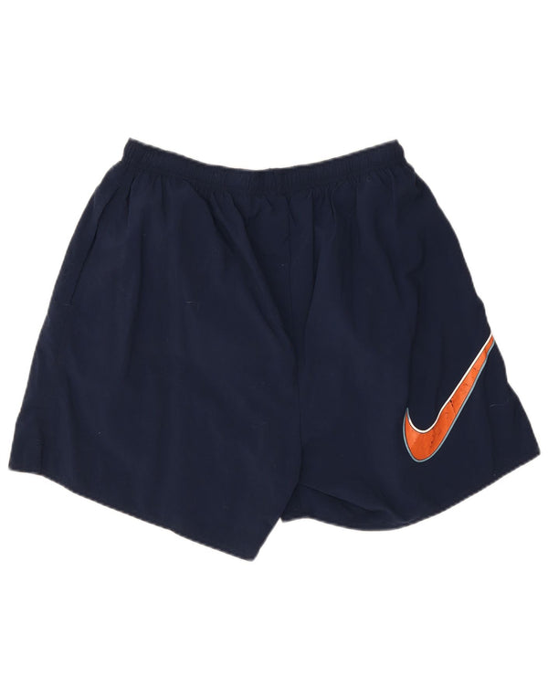 Nike Mens Graphic Sport Shorts Large  Navy Blue Nylon